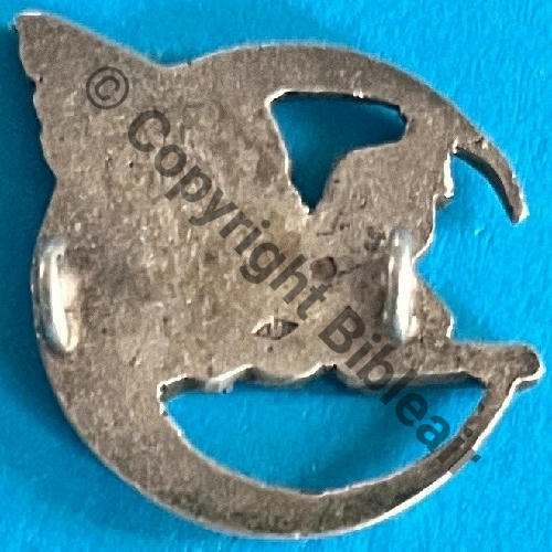 543   1952-55 BR.45 ou C.543 1eDRILLE EOM.87 BLIDA  Fab LOC Dos irreg 2Anneaux ARGENT 2 poincons Src.mesnil01 856Eur11.25 